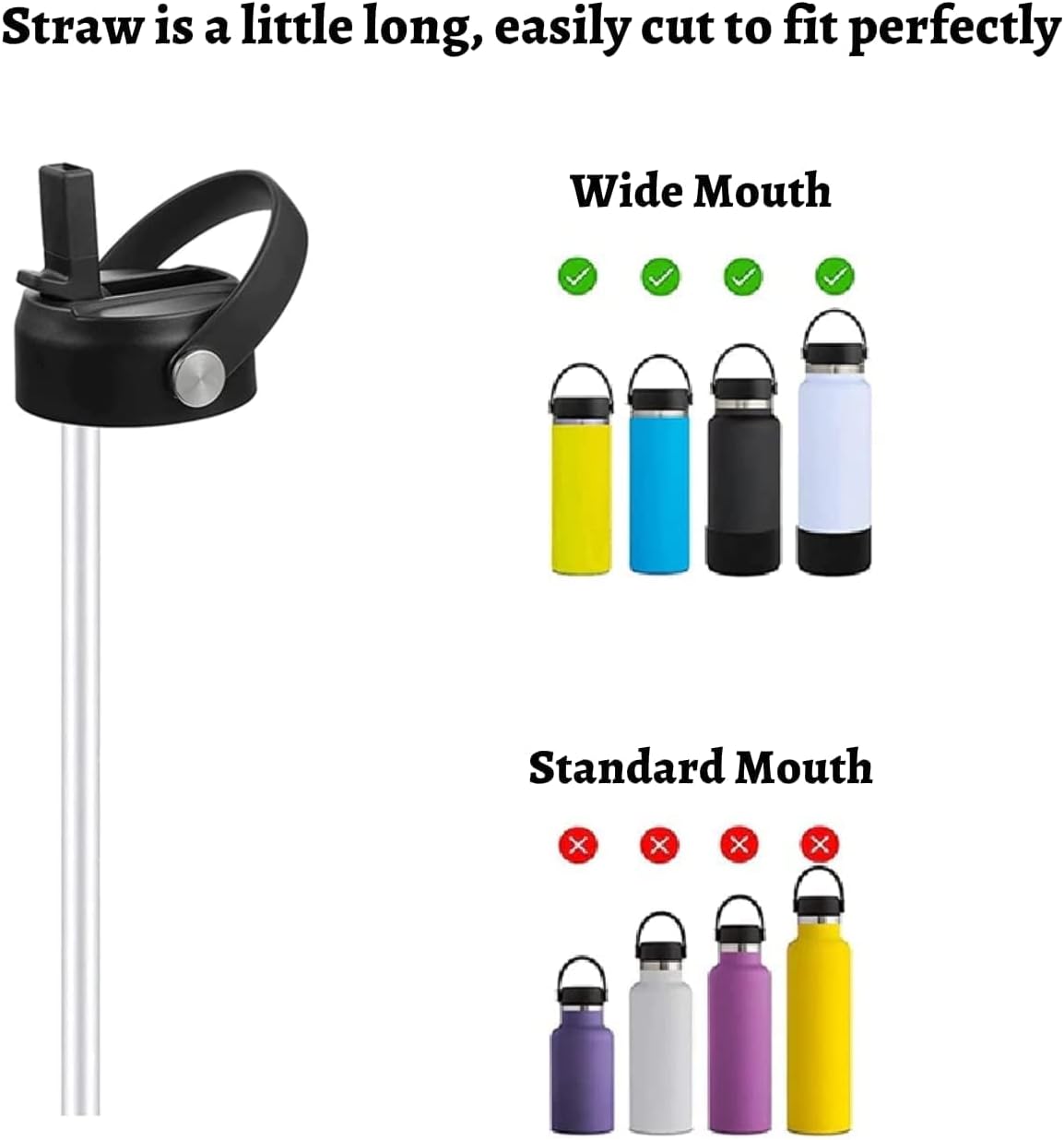 Replacement Straws for 32, 40, 18 oz
