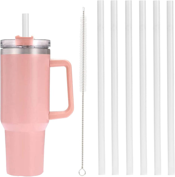 Replacement Straws with Cleaning Brush Compatible Stanley 30 oz 40 oz