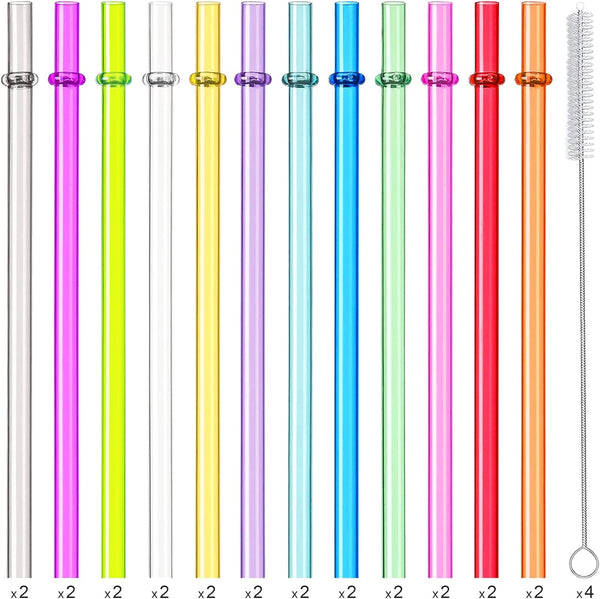 Reusable Straws with 4 Brushes
